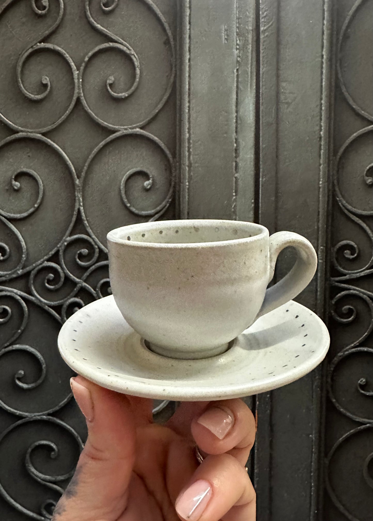 Espresso Cup & Saucer (Platinum Collection)