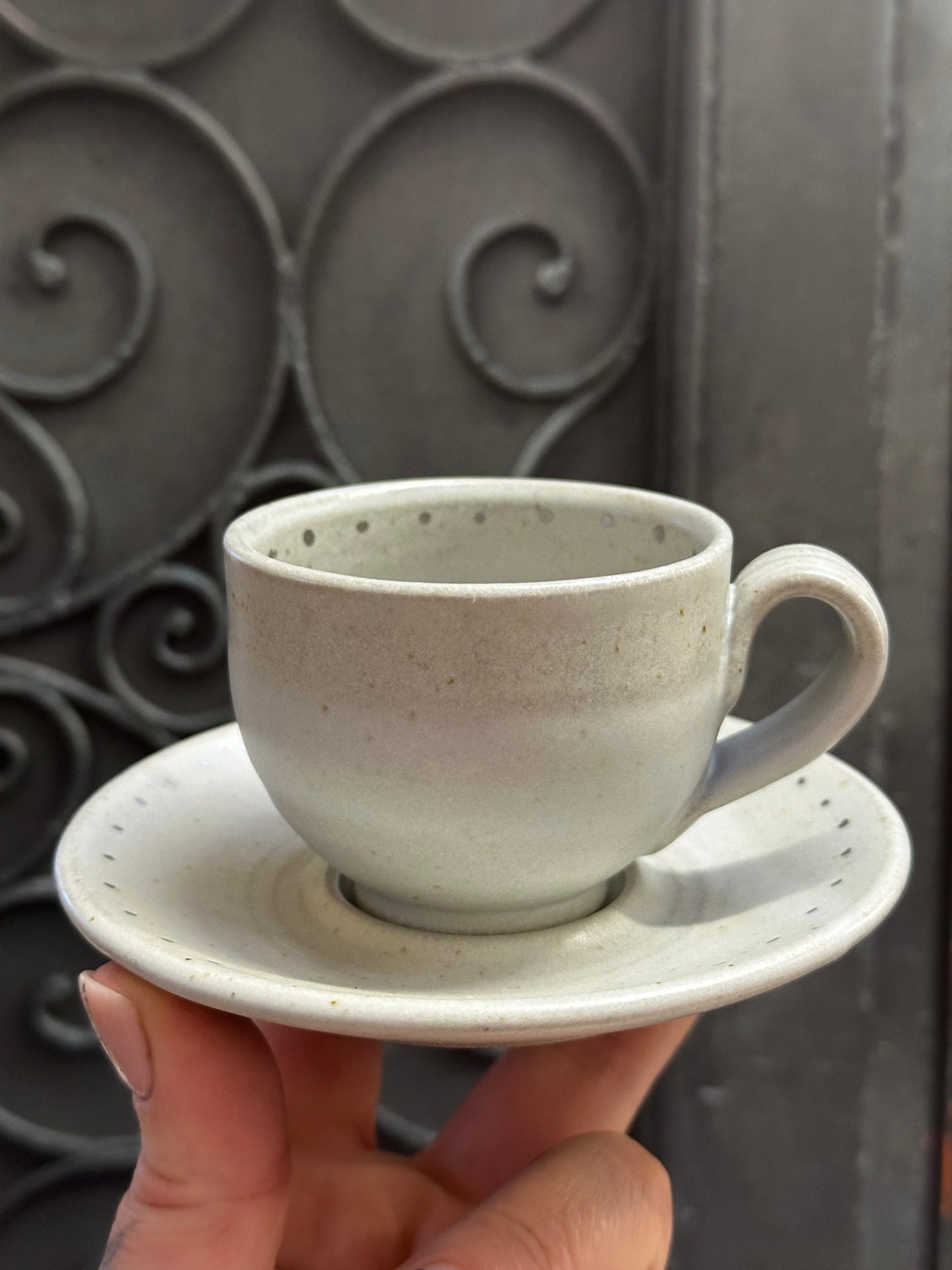 Espresso Cup & Saucer (Platinum Collection)